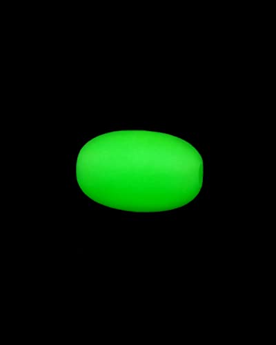 Glow Fishing Bead Oval Bait - Luminous Line Stopper 2.5mm, 50pcs