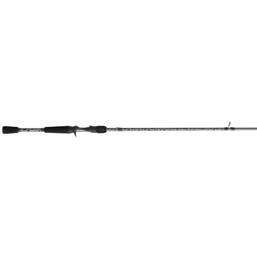 Abu Garcia 7' Vengeance Casting Fishing Rod, 1-Piece Rod, Medium Rod Power, Moderate Fast Action, Custom Ergonomic Reel Seat, Comfortable EVA Handle, 24-Ton Graphite Blank