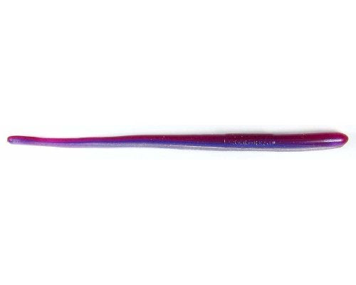 Straight Tail Soft Plastic Fishing Worms - Aaron's Morning Dawn, 6-Pack