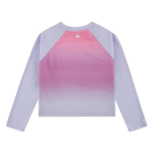 Girls' Long Sleeve Rash Guard Shirt - China Rose