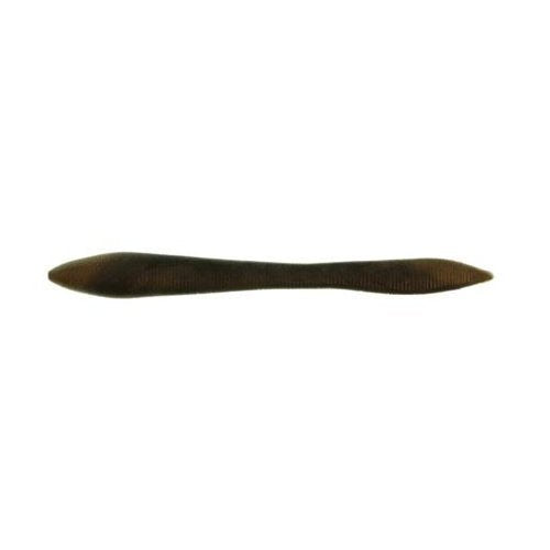 Jumbo Leech Soft Bait - Black Olive, 5 Inch Fishing Lure