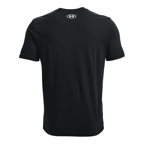 Under Armour Men's Sportstyle Logo Short Sleeve T-Shirt - Black/White, Small