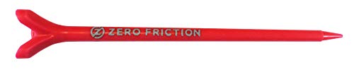 3-Prong Golf Tees - 4 Inch Red - 18 Pack for Maximum Distance