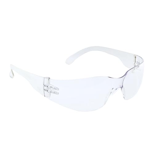 Clear Safety Glasses - Bulk 24 Pack - ANSI Z87.1 Impact Resistant Polycarbonate Lens - Protective Wrap Around Eyewear