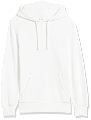 Women's White Fleece Hooded Tunic Sweatshirt - Large Size, Amazon Essentials