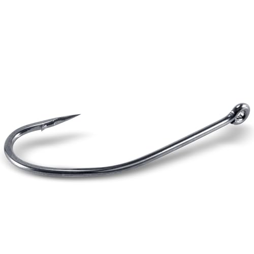 Fly Tying Hooks - 100 Pack Size #18, Wide Gap Offset Saltwater