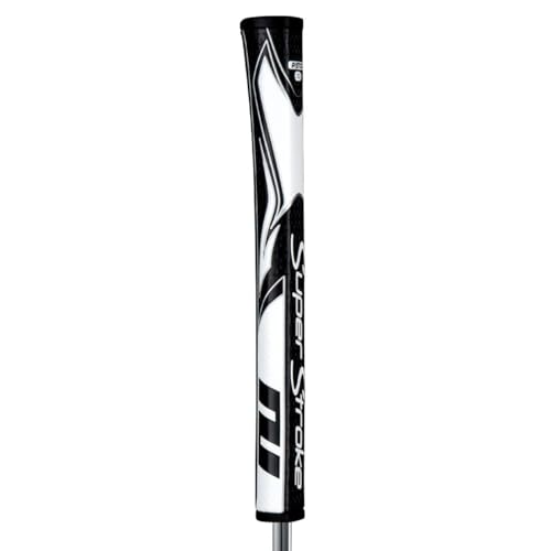 SuperStroke Zenergy Pistol Golf Putter Grip Black/White 1.0 - Enhance Your Stroke