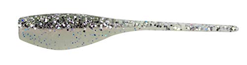 Crappie Baits - 2" Diamond Dust Soft Plastic Lures, Pack of 18
