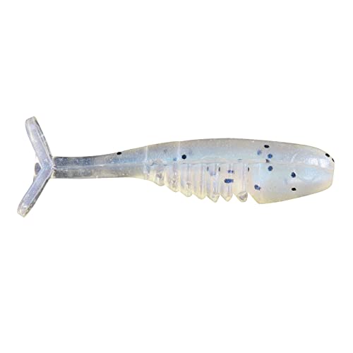 Itty Bit Slab Hunt'R Ribbed Minnow Fishing Lure 1 Inch - Monkey Milk
