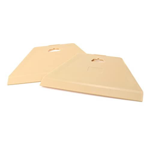 T Tulead Wallpaper Smoother Tool Plastic Wallpaper Scraper Wallpaper Flexible Smoothing Tool 2PCS for Window, Glass, Wall