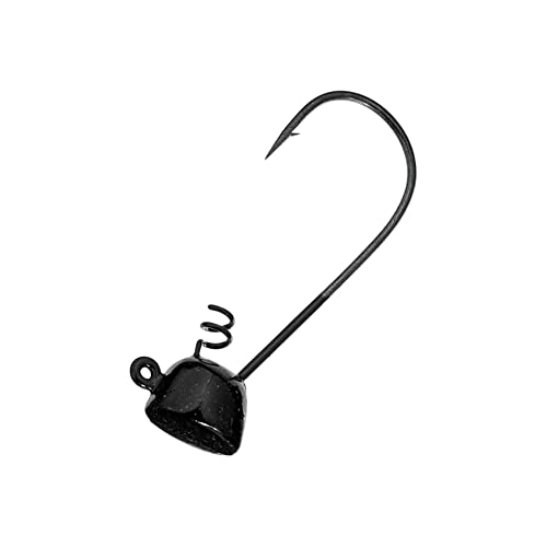 Spot Remover Pro Model Jig Head - Heavy-Duty Spring, Black, 1/4 oz - 5 Pack