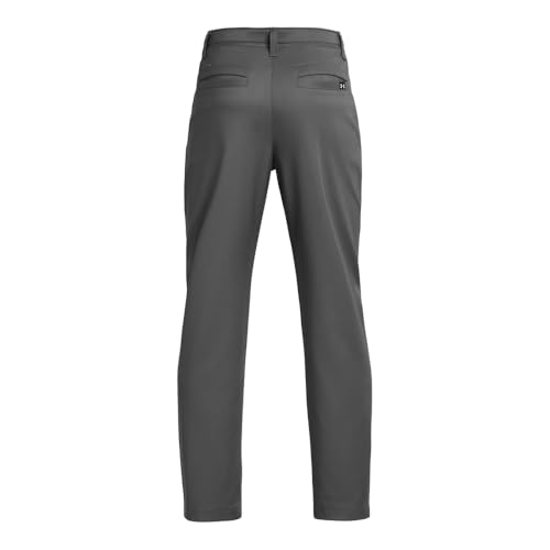 Under Armour Kids Boy's Showdown Pants Medium Castlerock Halo Gray - Activewear
