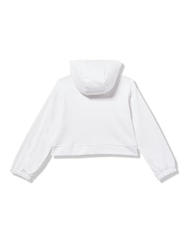 Under Armour Girls Rival Hoodie Large White Kids Sports Sweatshirt