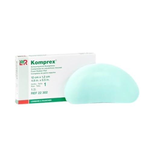 Kidney Shaped Foam Pad - Size 0 (9 cm x 5 cm) for Compression Therapy