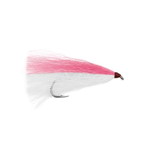 Bucktail Jigs Saltwater Fishing Lures - Pink/White - 3/0 XL Hook