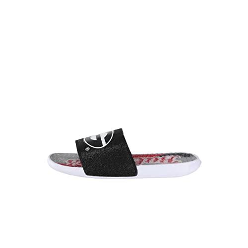 Georgia Bulldogs Women's Glitter Gel Slide Sandals - Size 9-10