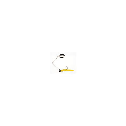Beetle Spin Fishing Lure - 1-1/8-Inch Yellow with Black Spots