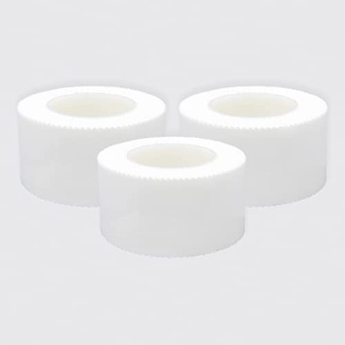 1" Surgical Cloth Tape - 3 Rolls of Easy Tear Medical Tape