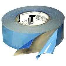 Great White Double Face Carpet LocationTape, Carpet, Painters Clean drape, flooring, Sheeting Tape, Hi-Tack, Low tack, Entertainment Floor, Blue painters tape,2" x 25yd, Made in USA