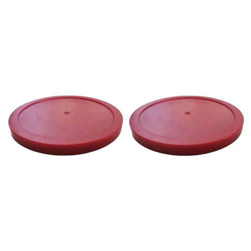 Air Hockey Pucks Set of 2 - 3.25-Inch Heavy-Duty 7mm Thick