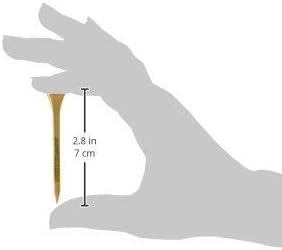 PrideSports PTS Wood Golf Tees - 100 Count, 2-3/4 Inch | Top-Rated #1 Wood Tee for Drivers & Woods