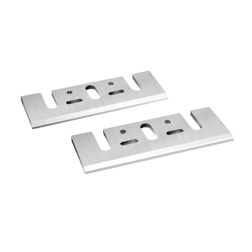 3-1/4 Inch Carbide Planer Blades, 82mm TCT Replacement Knives, Compatible with DeWalt, Makita, Bosch, Ryobi, Hitachi Hand-Held Planers (1900B)