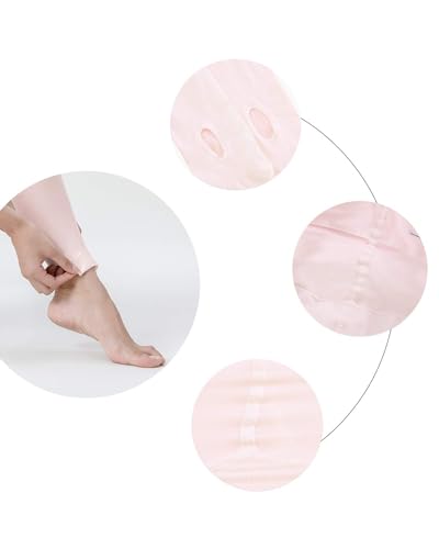 Stelle Girls' Convertible Ballet Tights for Toddler & Kid Dance, Pink & Tan, 9-14 Years