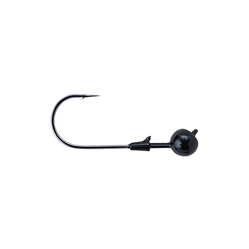 Shakey Head Fishing Jigheads - Black 3/0 Hook Size 1/4oz
