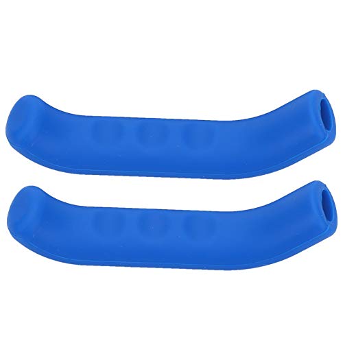 Bicycle Brake Lever Protector Sleeve - Non-Slip Silicone Grip - Red