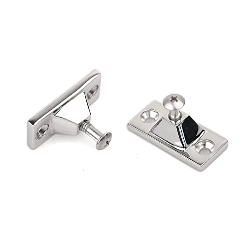 2-Piece Marine Bimini Top Side Mount Deck Hinges - Stainless Steel
