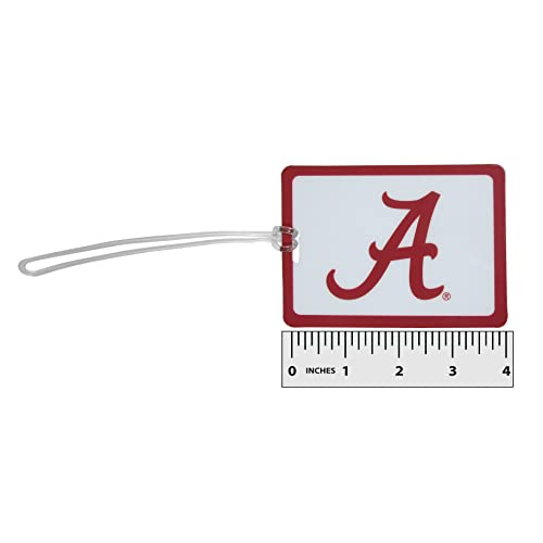 Alabama Crimson Tide Vinyl Luggage Tags - Set of 2, Maroon
