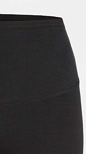 Yummie Women's Mel Cotton Stretch Shaping Biker Shorts Small Black