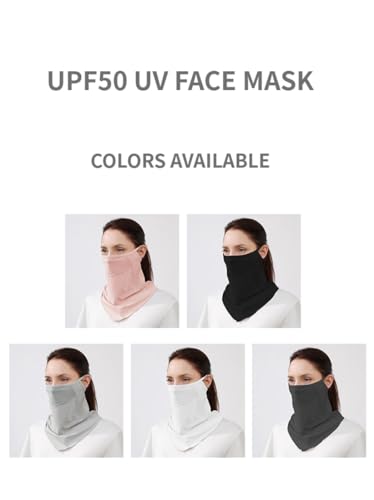 Cooling Balaclava Face Mask - UPF 50 Sun Protection, One Size White