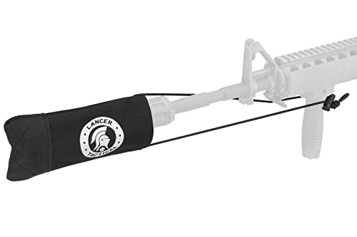 Airsoft Barrel Cover with Bungee Cord - Black