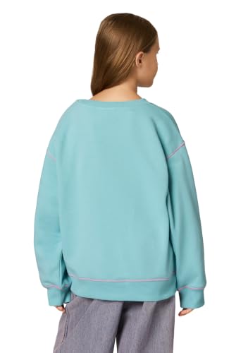 Roxy Girls' Oversized Fit Graphic Fleece Crewneck Sweatshirt - Tibetan Stone Swell 12-14