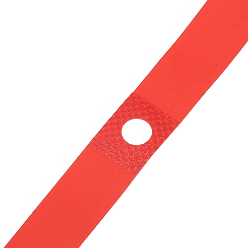 700C Bike Rim Tape - Red PVC Inner Tube Protection Strip Pair