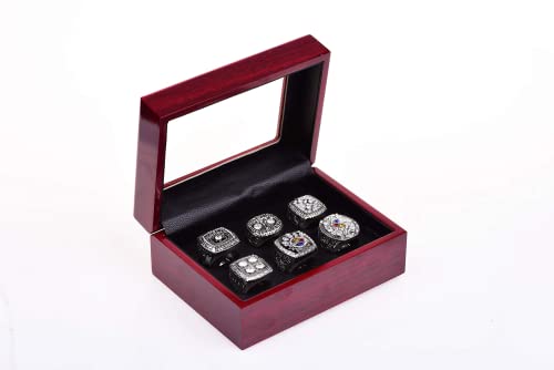 Pittsburgh Rugby Championship Ring Set with Display Box - 6 Rings