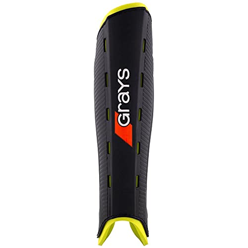 Grays G600 Field Hockey Shin Guards Black Small - Lightweight Protective Gear
