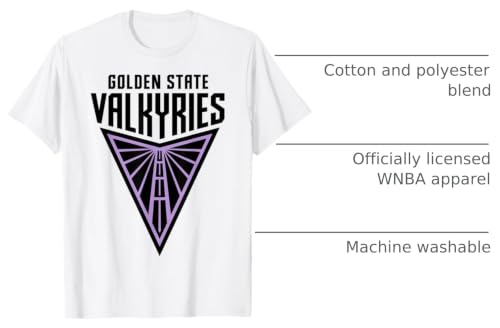 WNBA Golden State Valkyries Logo T-Shirt - Women, Purple Heather, Large
