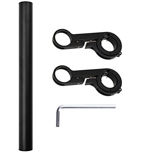 Bike Handlebar Extender Aluminum Alloy 30cm Long Extension for Lights Phone Mounts