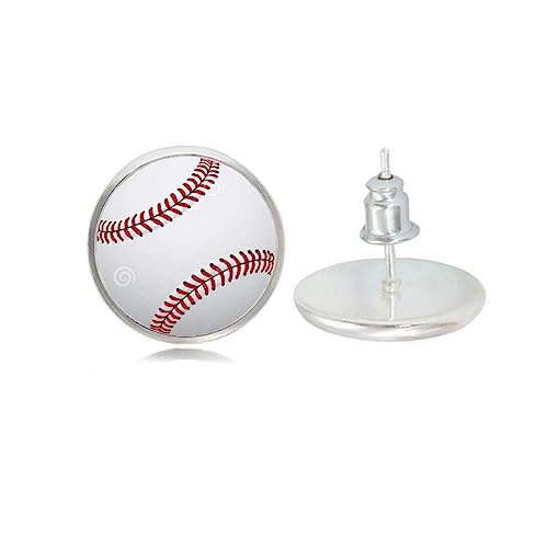 Baseball Stud Earrings - Sport Jewelry for Team Moms & Fans