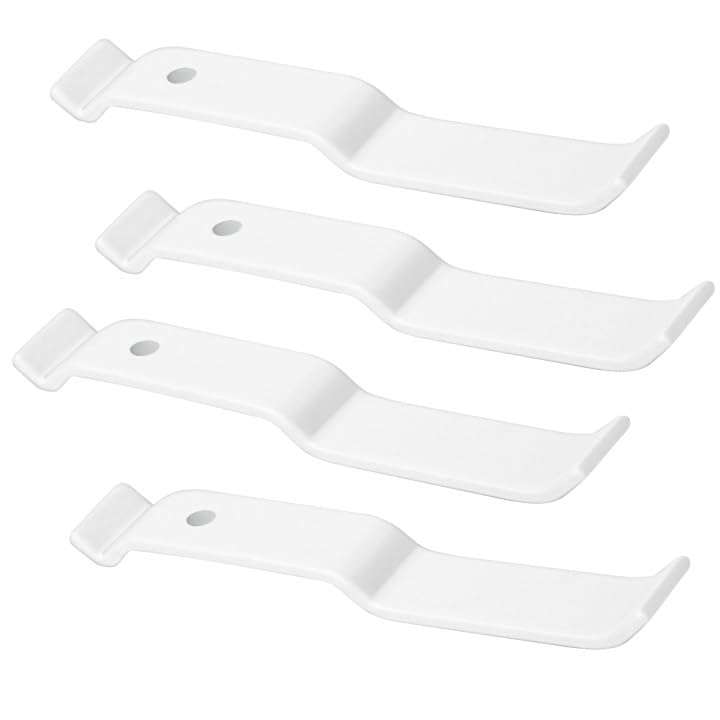 Wire Shelf Corner Support Bracket for ClosetMaid, Ventilated Wire Shelving Corner Support, 4 Pieces