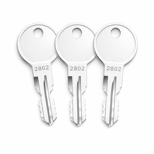 Replacement Roof Rack Keys - 3-Pack for Code 2802-3024 - SEARS-2802
