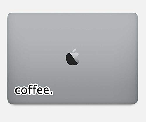 Funny Coffee Quote Stickers - 2.5 Inch Vinyl Decal - 2 Pack