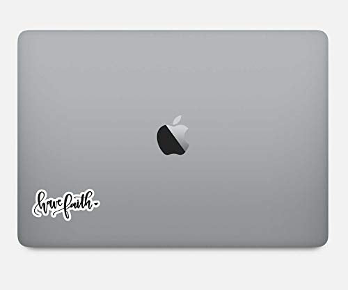Have Faith Inspirational Quote Vinyl Sticker - 2.5 Inch Waterproof Decal