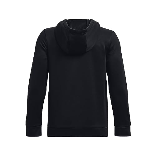 Under Armour Armour Fleece Big Logo Hoodie for Boys - Black, Large (001)