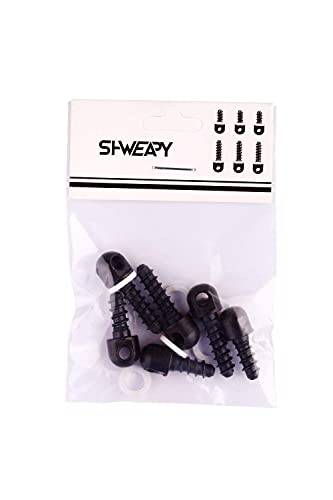 Sling Mounting Kit - 6 Pcs Swivel Wood Screw Studs