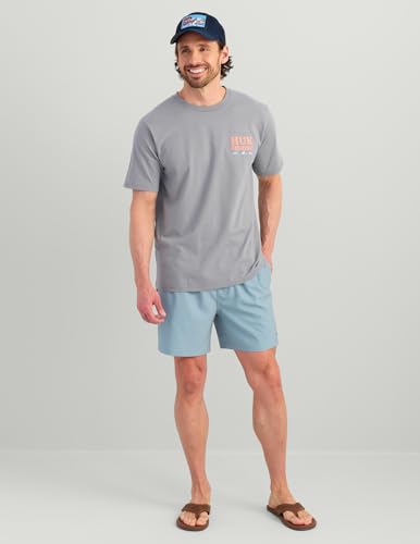 HUK Mens Performance Saltwater Fish Logo T-Shirt - Night Owl Large
