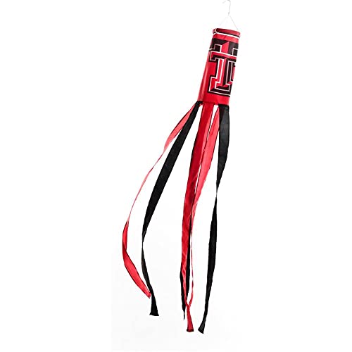 60-Inch Windsock with Colorful Streamers - Texas Tech Red Raiders
