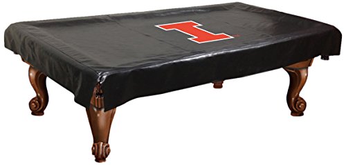 Illinois Illini Billiard Table Cover - 8 Feet, Officially Licensed